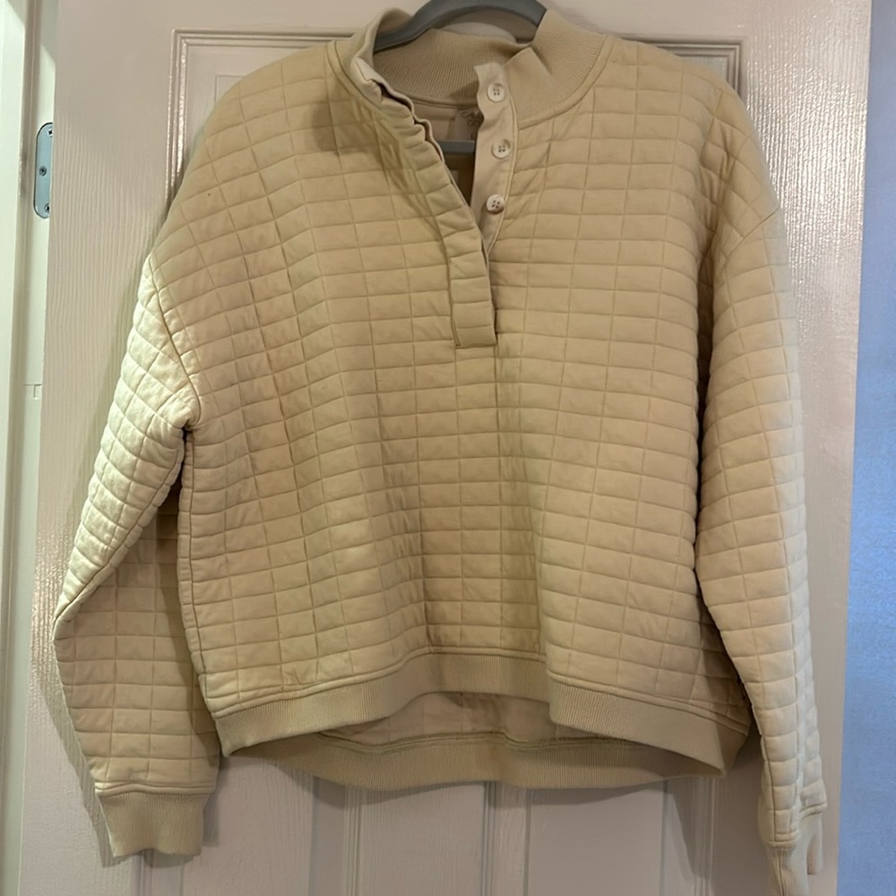 Calia Quilted Pullover